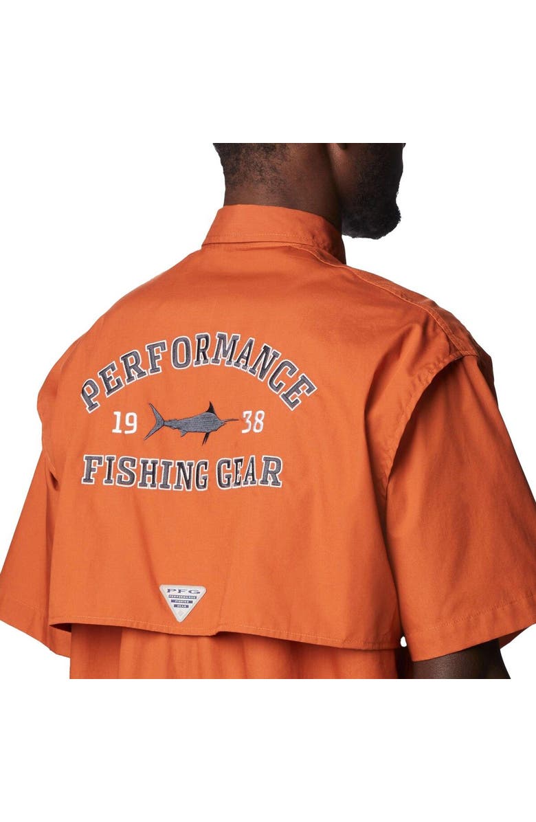 Columbia Men's Columbia Texas Orange Texas Longhorns Bonehead Button-Up Shirt, Alternate, color, 