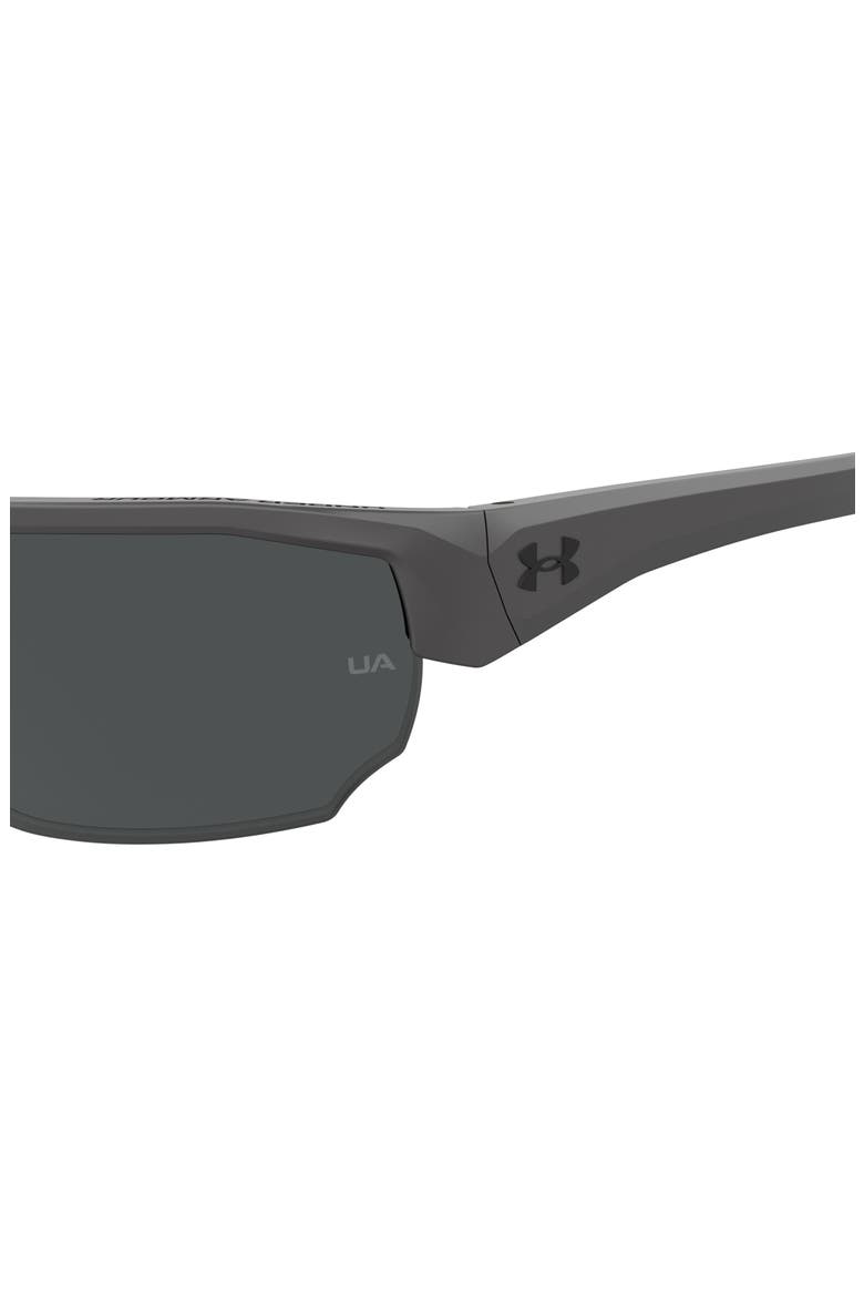 70mm Polarized Oversize Sport Sunglasses, Alternate, color, GREY BLACK