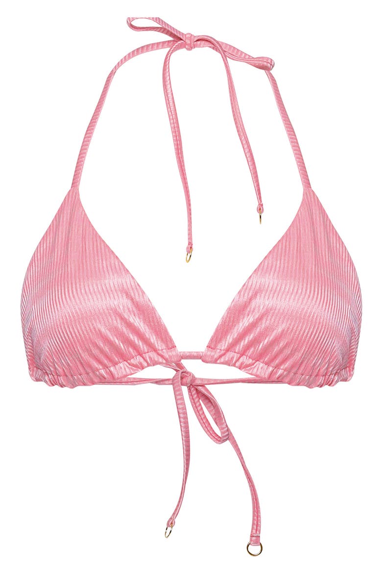 Balmy Reversible Bikini Top, Alternate, color, BRIGHT PINK