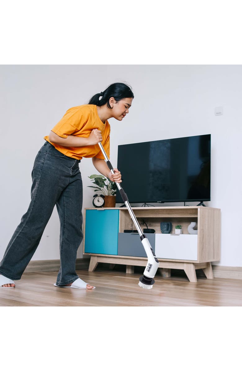 PURSONIC Cordless Rechargeable Power Scrubber Brush, Alternate, color, White