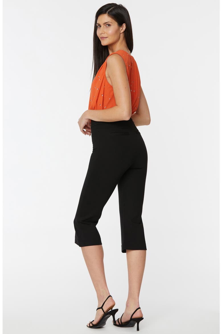 Sculpt-Her Flare Leg Pedal Pusher Pants, Alternate, color, BLACK