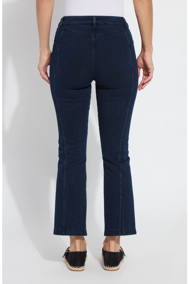 Britt Split Ankle Flare Leg Jeans, Alternate, color, INDIGO