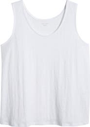 Eileen Fisher Scoop Neck Organic Linen Tank