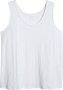 Eileen Fisher Scoop Neck Organic Linen Tank