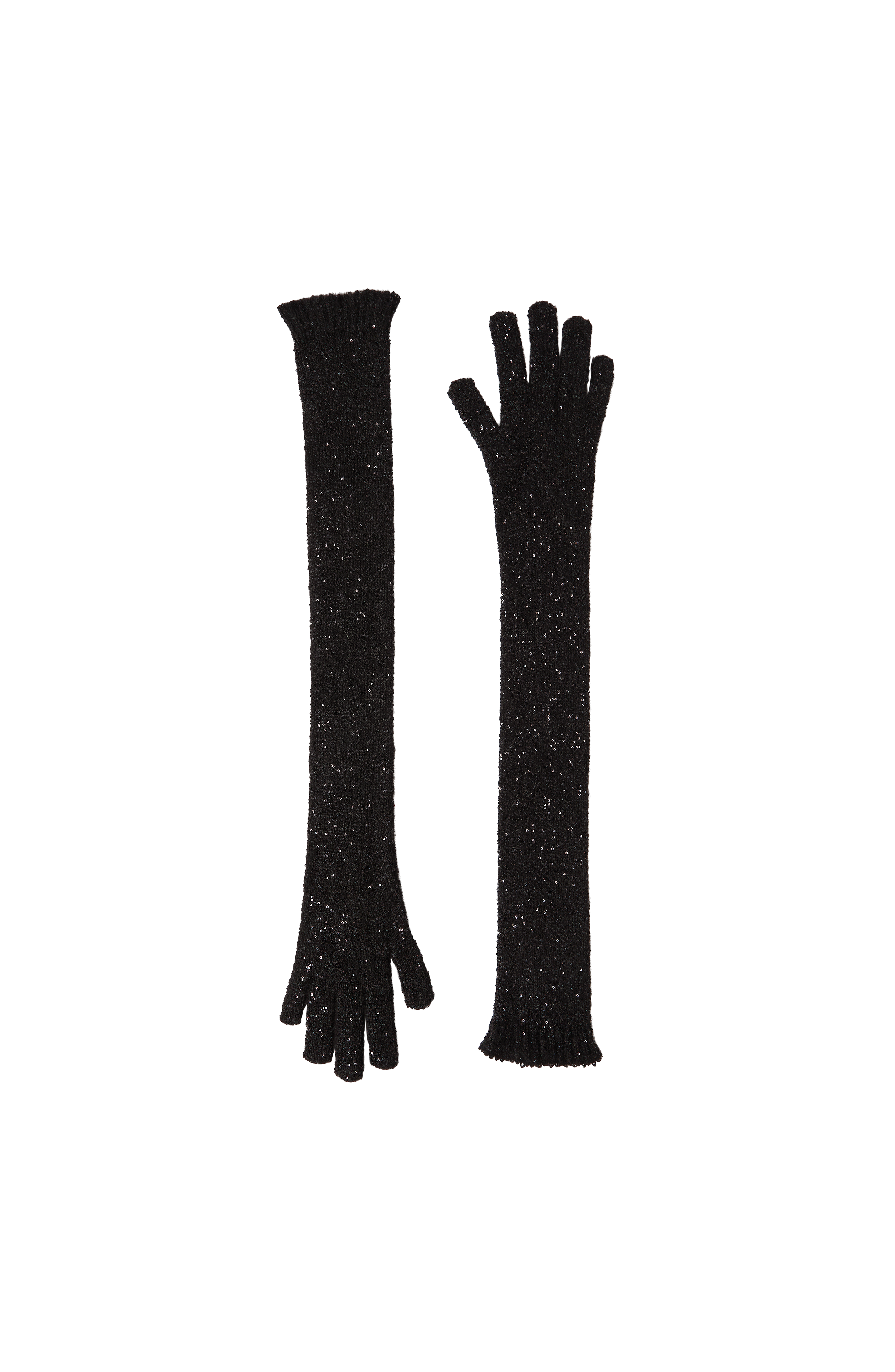 Brunello Cucinelli Dazzling Texture Knit Gloves (Women) | Nordstrom