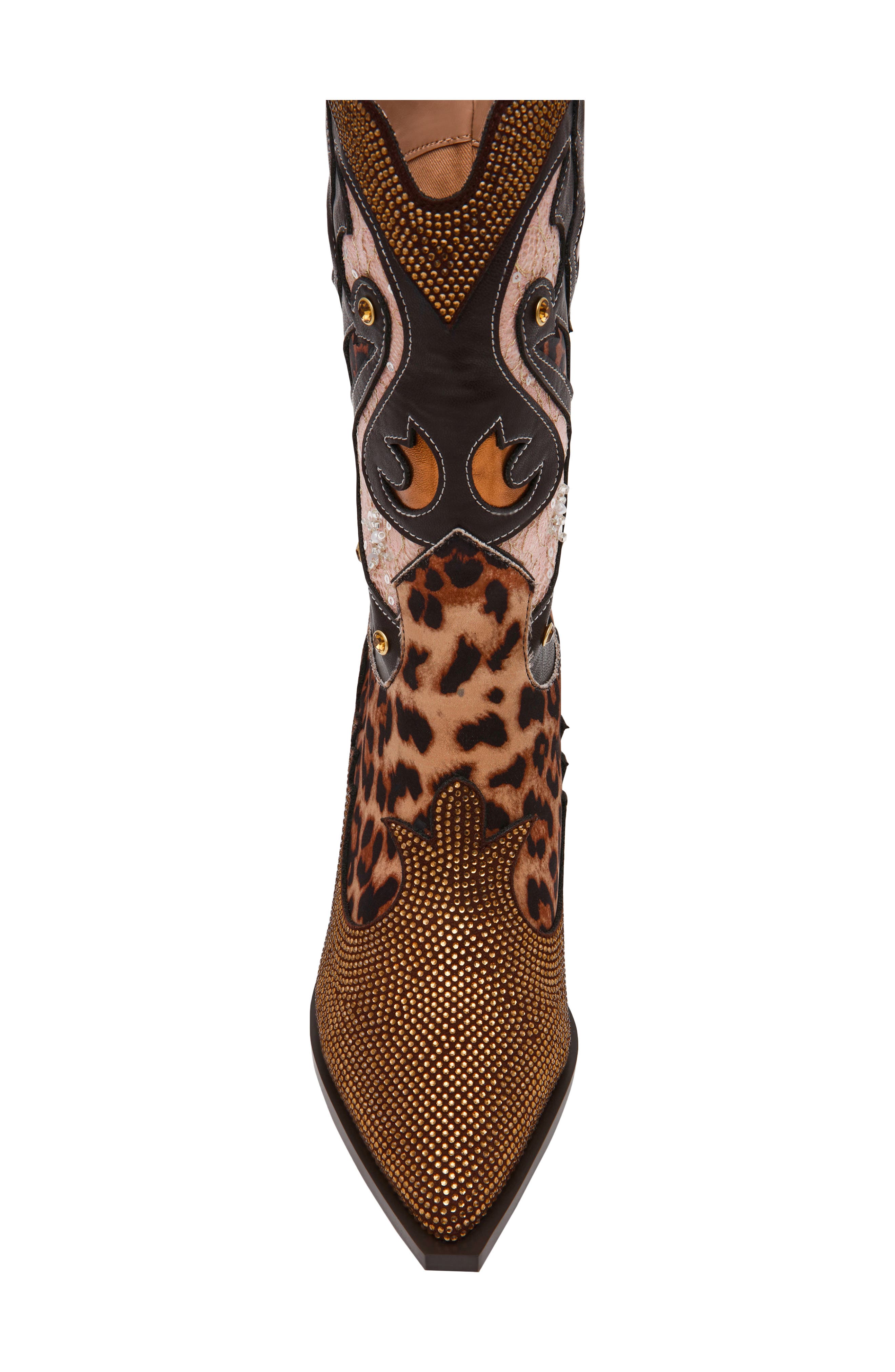 Journie Western Boot, Alternate, color, LEOPARD