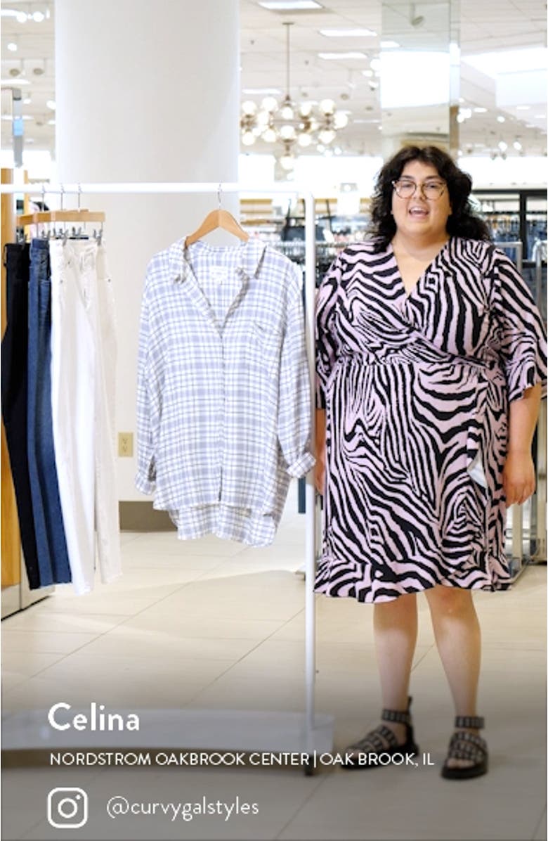 Plaid Boyfriend Shirt, sales video thumbnail