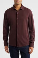 Robert Barakett Milo Knit Button-Up Shirt