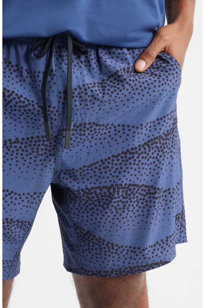 Tempo Tech Shorts, Alternate, color, WAVES BLUE