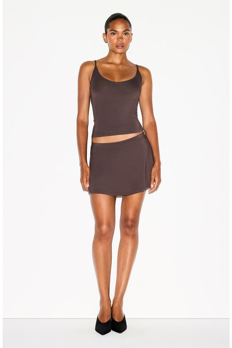 Smooth Lounge Scoop Neck Cami, Alternate, color, RAISIN