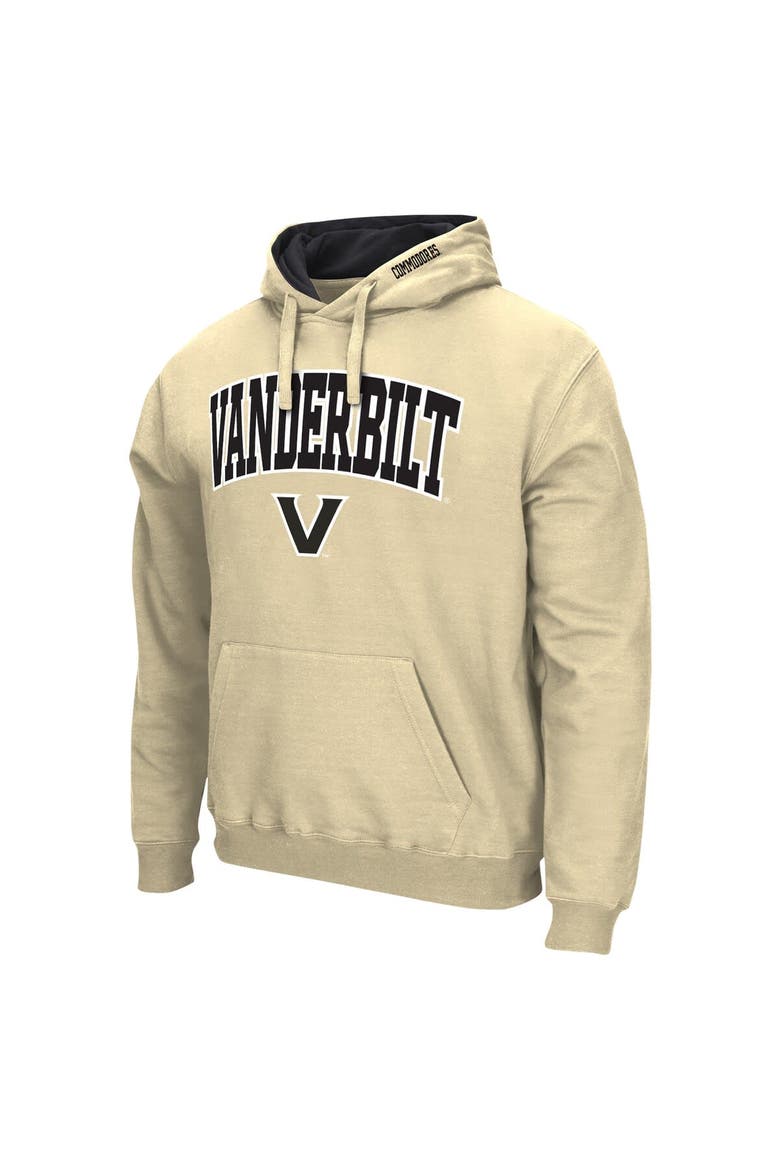 Men's Colosseum  Gold Vanderbilt Commodores Arch & Logo Pullover Hoodie, Alternate, color, Gold