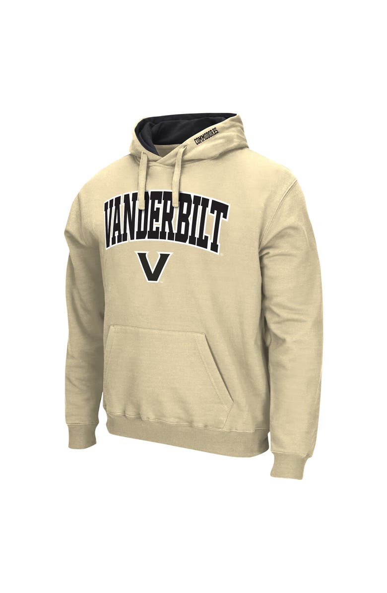 COLOSSEUM Men's Colosseum  Gold Vanderbilt Commodores Arch & Logo Pullover Hoodie, Alternate, color, Gold
