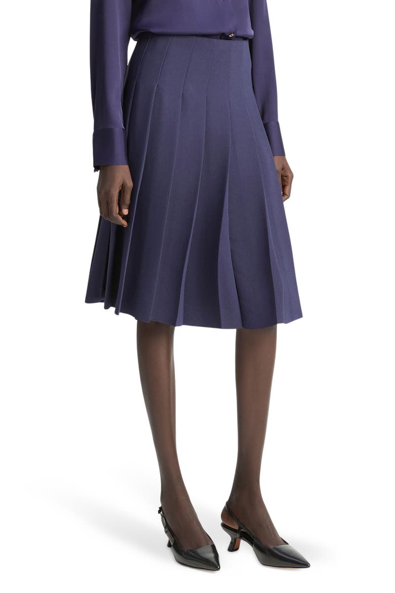 Pleated Skirt, Alternate, color, COASTAL BLUE