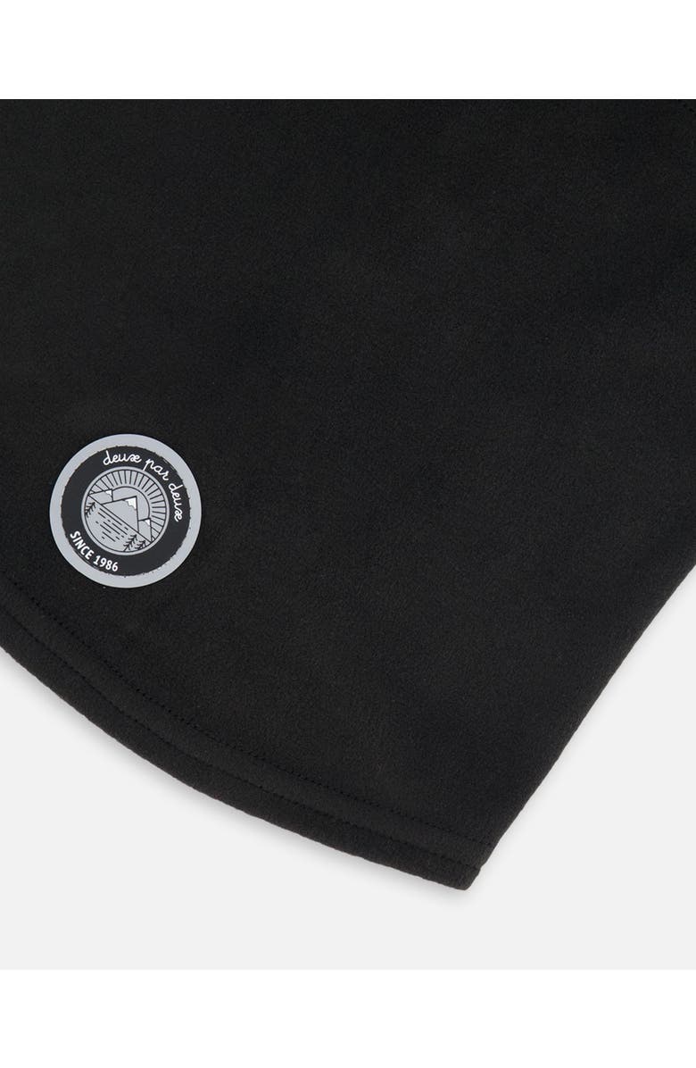 Deux par Deux Kids Unisex Jersey Balaclava Black, Alternate, color, 