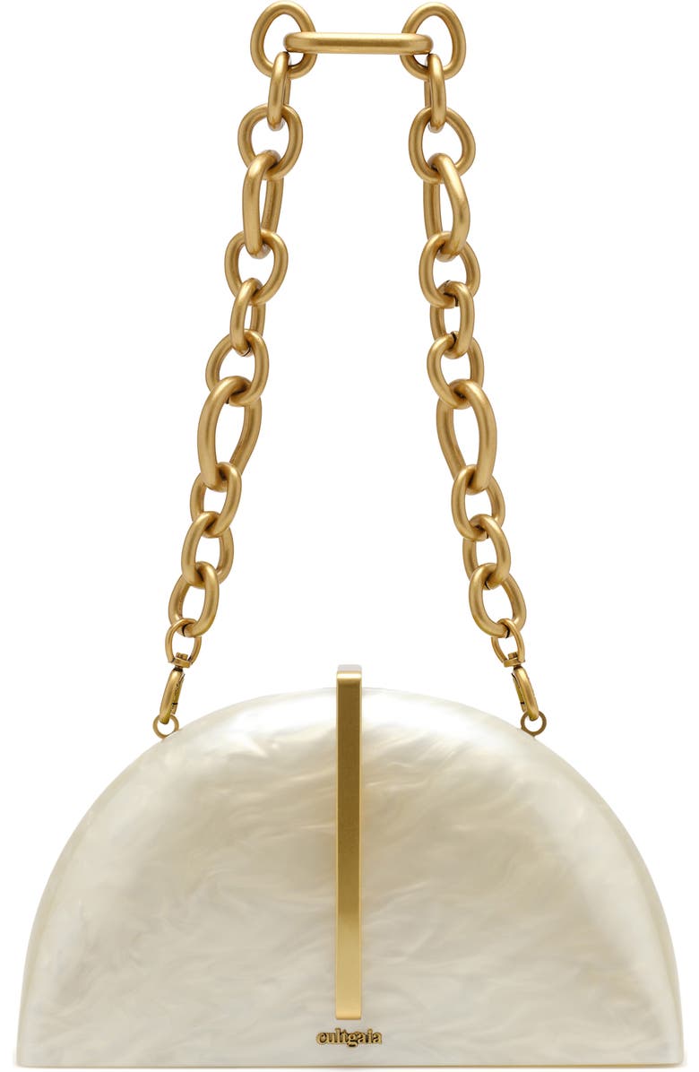 Cult Gaia Laguna Frame Clutch, Alternate, color, Ivory