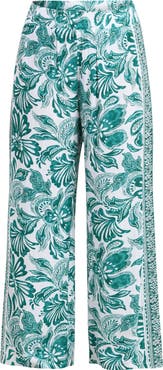 La Blanca Botanical Brocade Wide Leg Cover-Up Pants