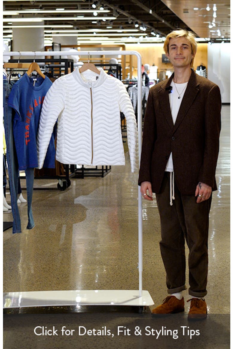 Pearl Water Repellent Quilted Jacket video