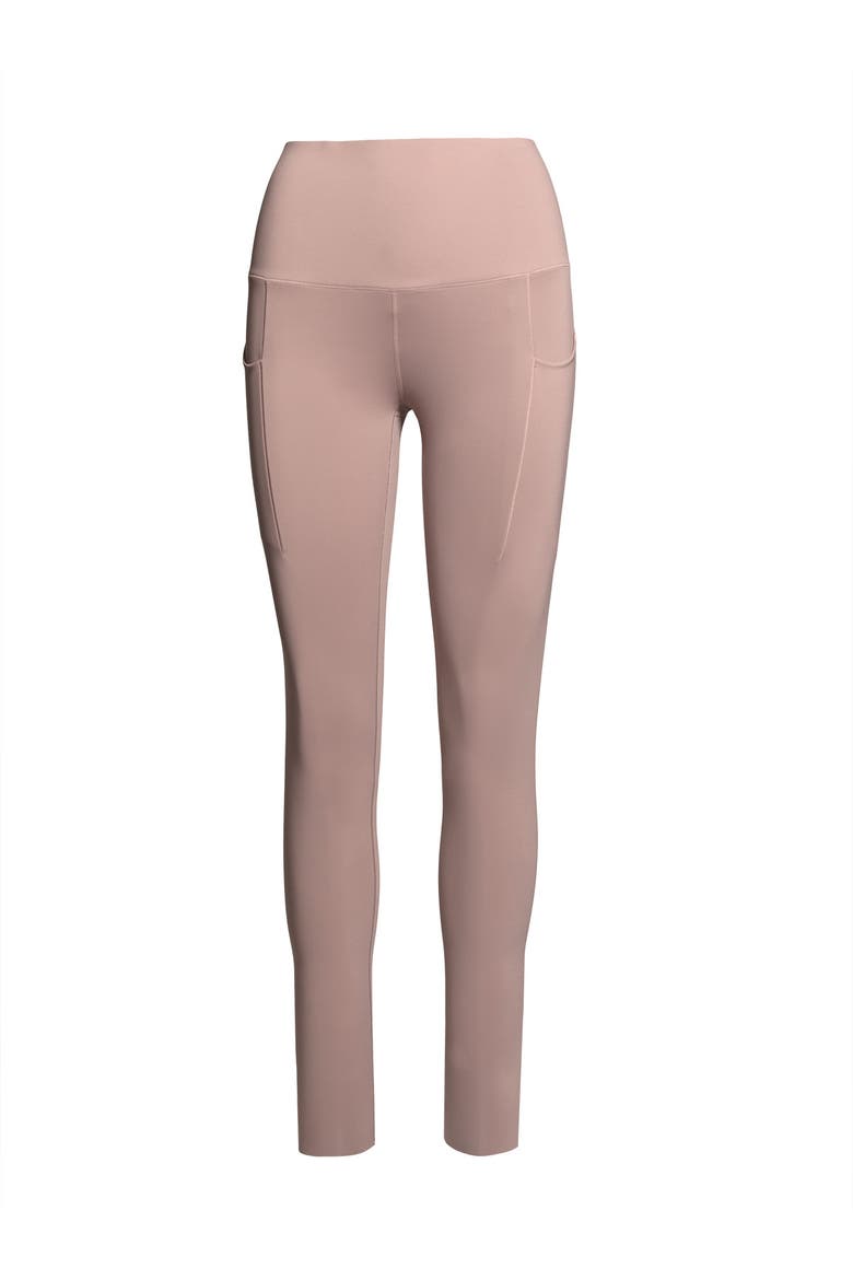 Performance High Waisted Pocket 7/8 Legging, Alternate, color, Twilight Mauve