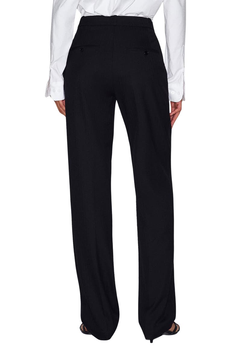 x Alexa Chung Gere Tailored Pants, Alternate, color, BLACK