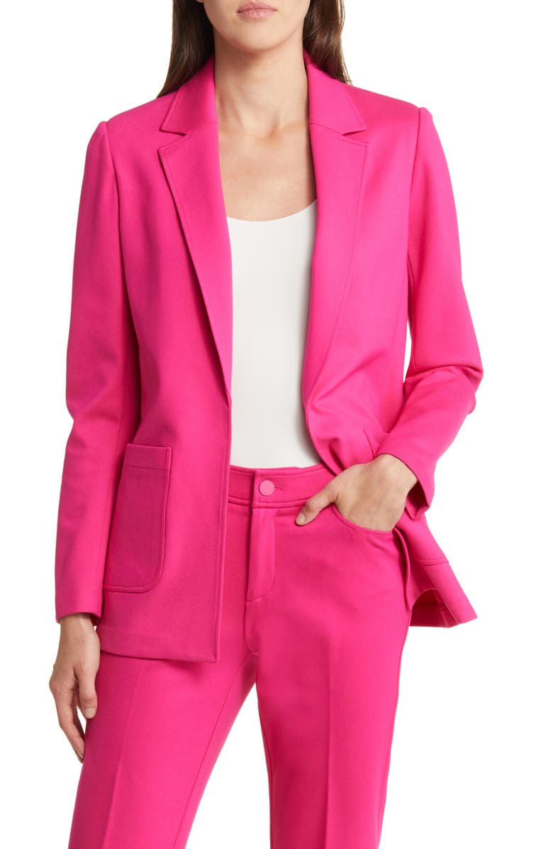Anne Klein Open Front Knit Blazer, Main, color, 