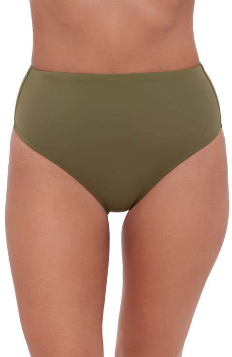 High Waist Classic Swim Bottoms