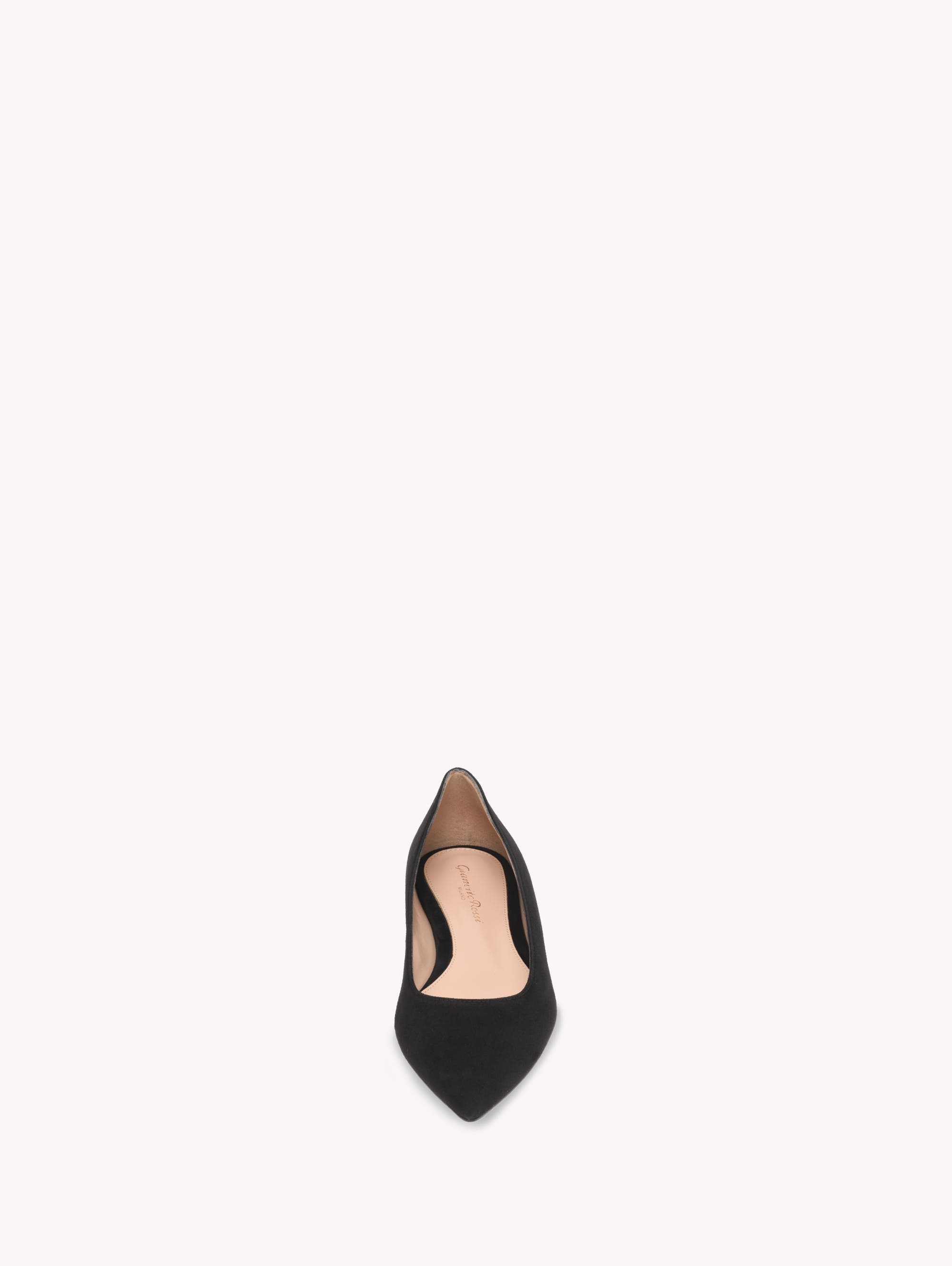 Gianvito Rossi Gianvito Flats, Alternate, color, Black