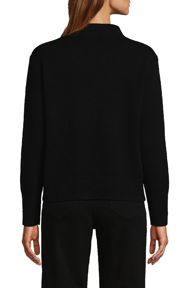 Lands' End Cashmere Funnel Neck Sweater, Alternate, color,