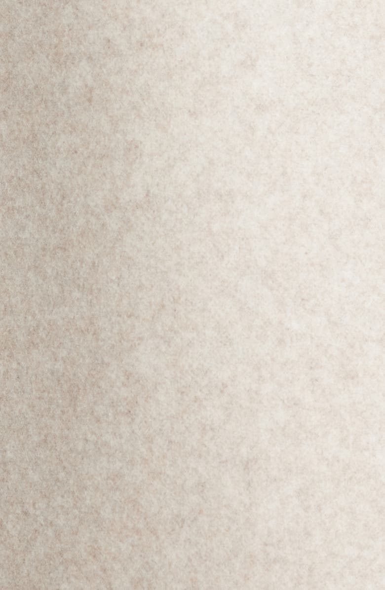 Sam Edelman Stand Collar Felt Jacket, Alternate, color, Oatmeal