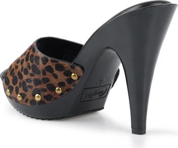 Love Genuine Calf Hair Platform Sandal