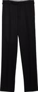 JW Anderson Pleated Black Wool Tuxedo Pants