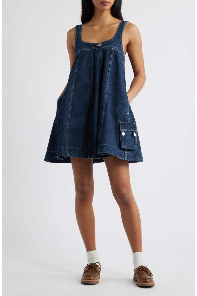 midi white denim dress Reyna - Perfect for everything from Corset Dress White Zara LENGTH:My calf Celebrity Dress Inspiration