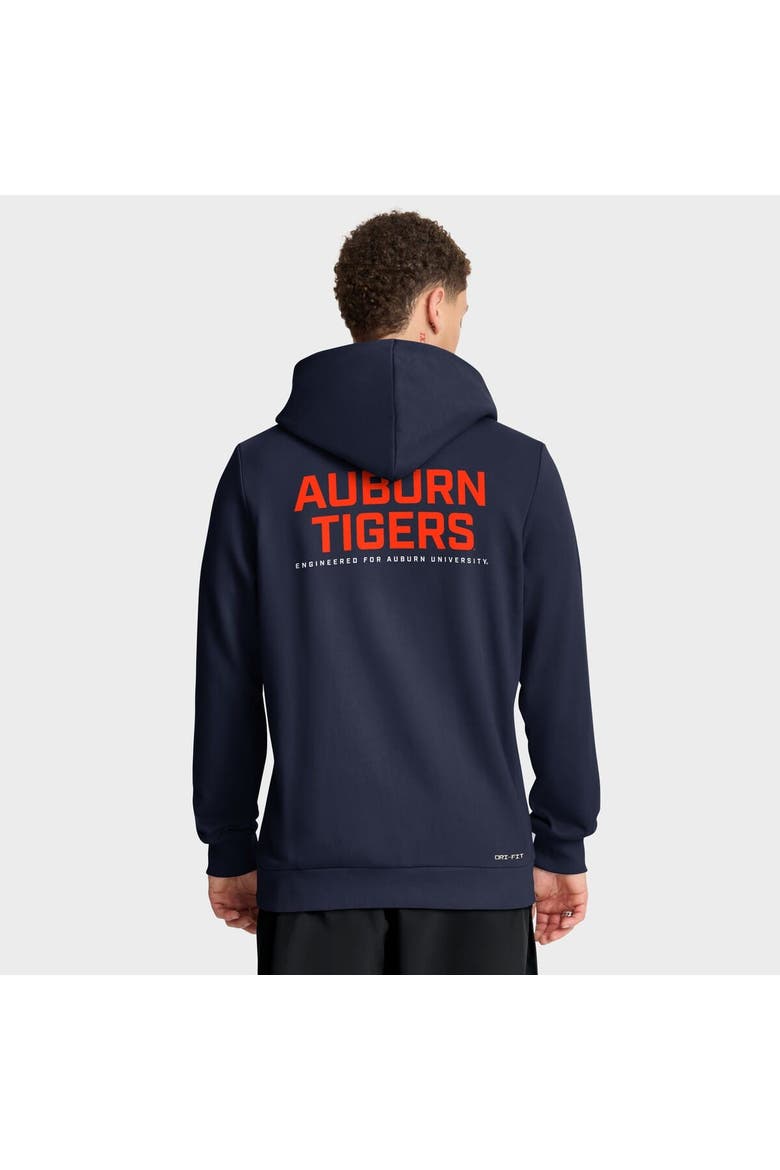 Men's Nike Navy Auburn Tigers 2025 Sideline Standard Issue Dri-FIT Full-Zip Hoodie, Alternate, color, Navy