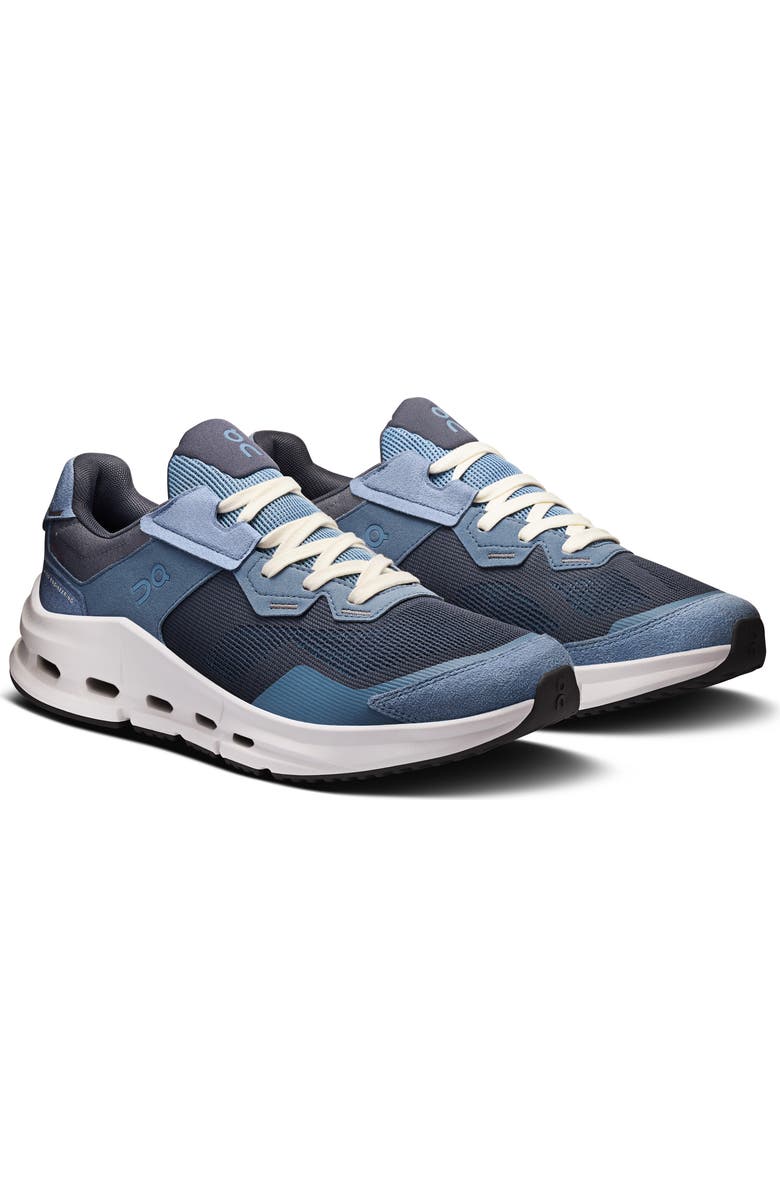 On Cloudnova Rift Sneaker, Main, color, Steel/ Navy