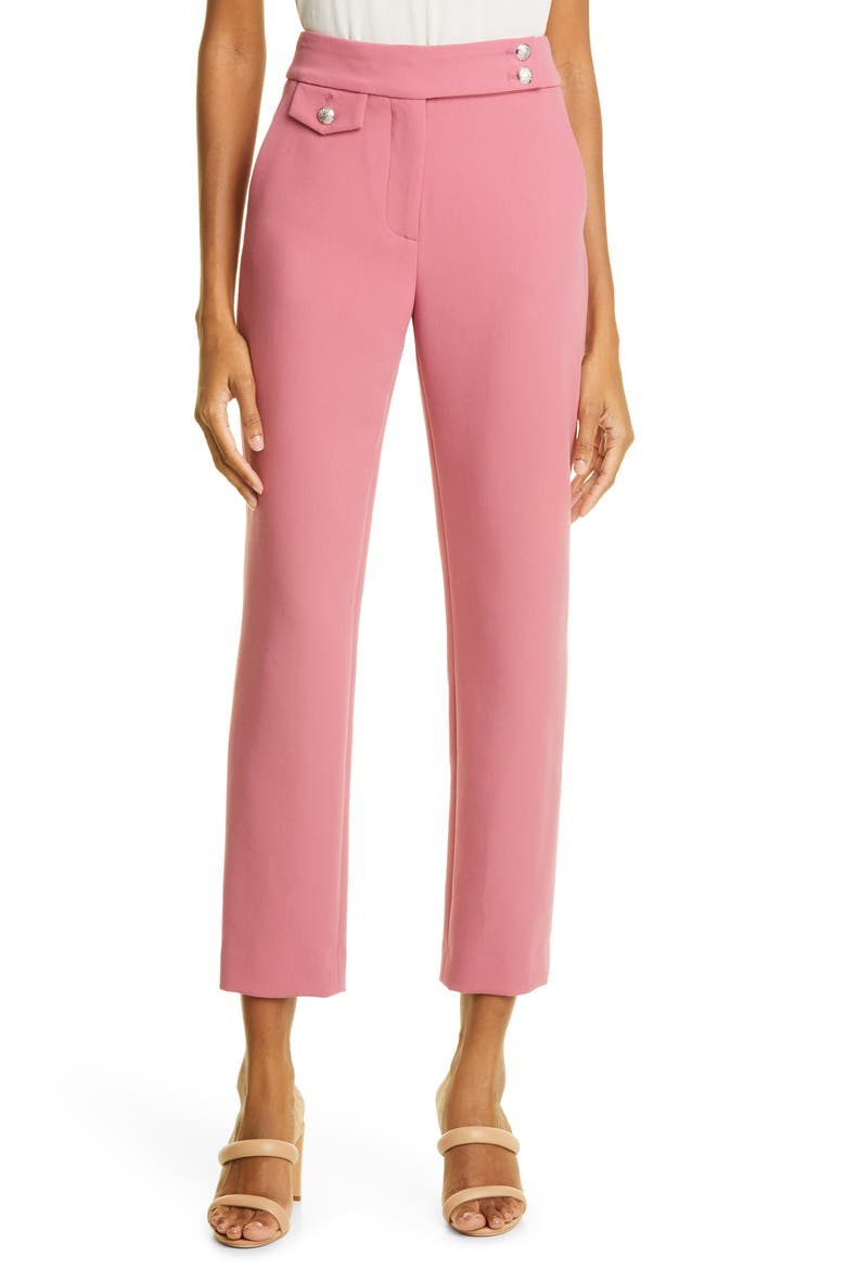 Renzo Crop Pants, Main, color, ROSE WINE