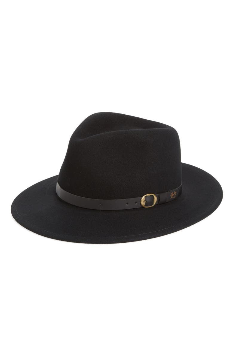 Bailey 'Briar' Wool Fedora, Main, color, Black