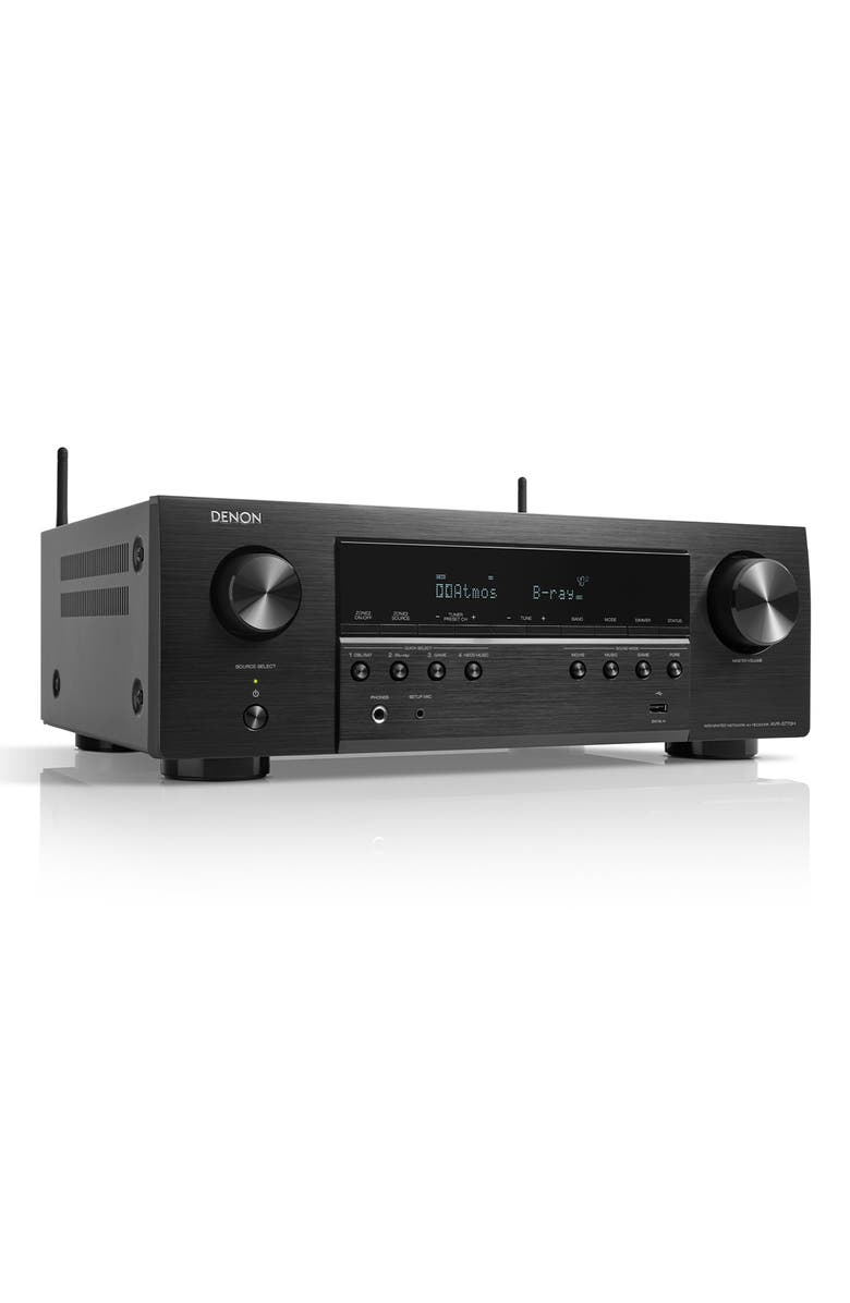 Denon AVR-S770H 7.2 Channel 8K Home Theater Receiver with Dolby Atmos
HEOS Built-In, Alternate, color, Black