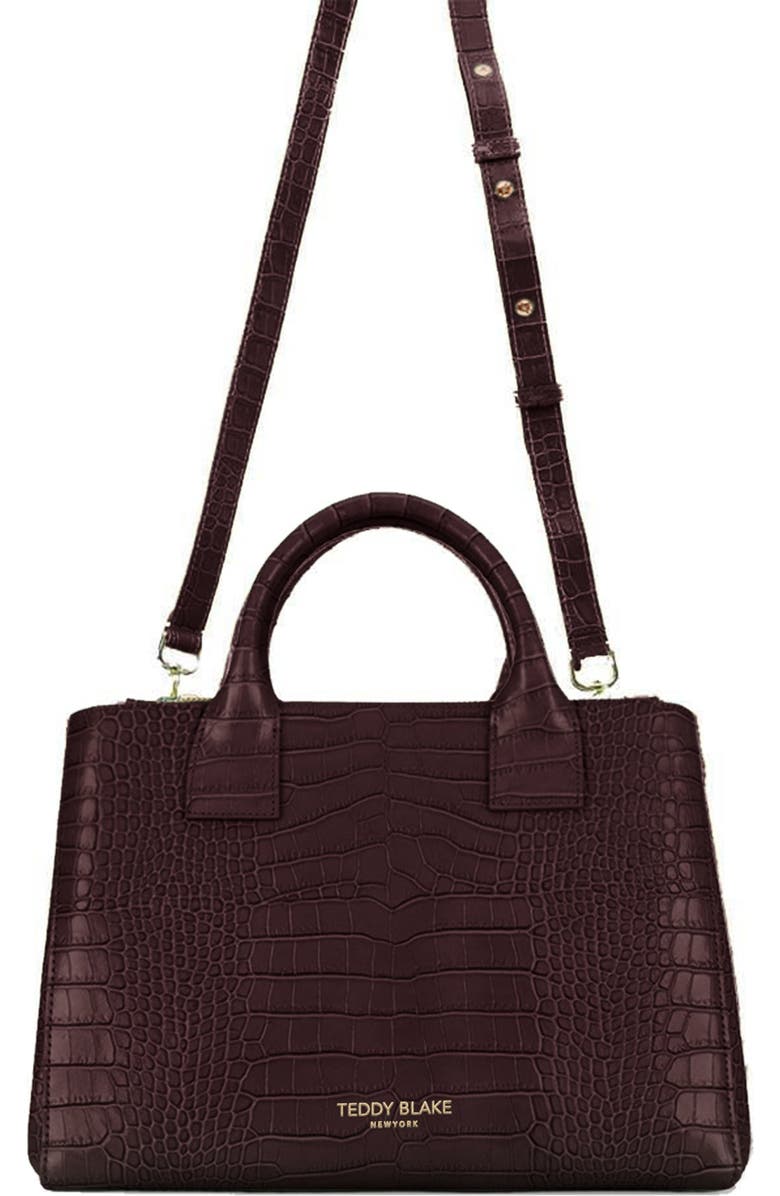 Teddy Blake Bella Croco 12", Alternate, color, Dark Brown