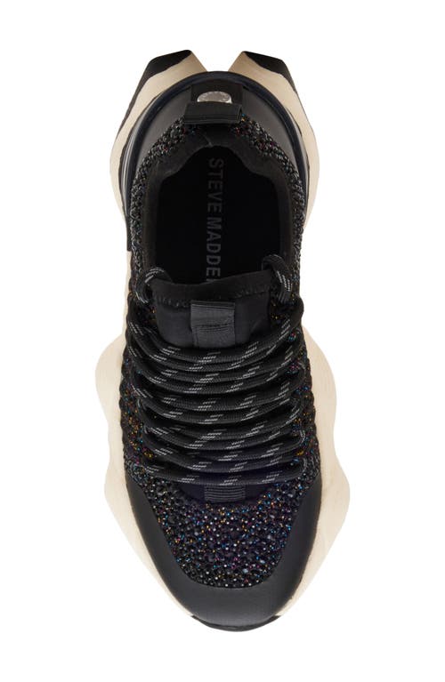 Steve Madden Kids' Jsolace Sneaker In Black
