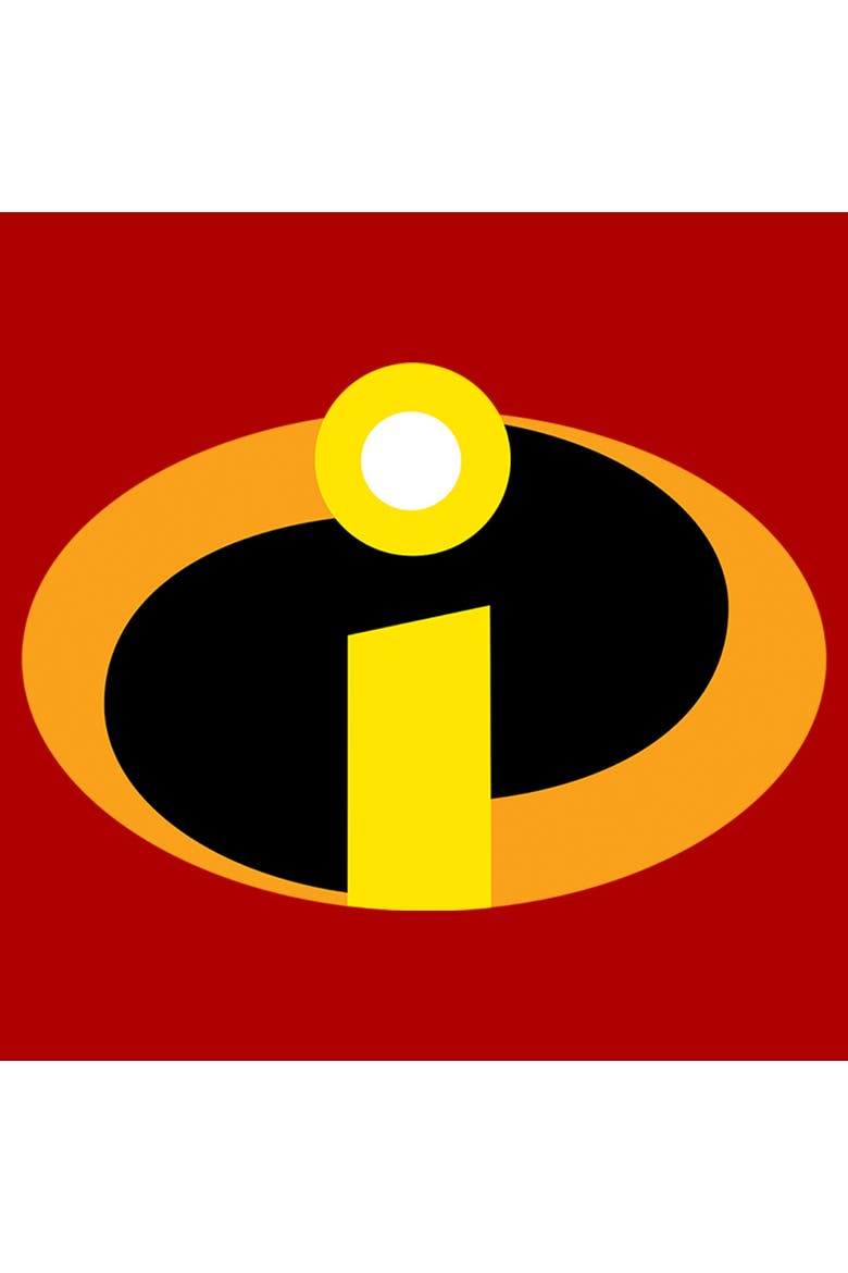 Men's The Incredibles Classic Symbol  Graphic T-Shirt, Alternate, color, Red