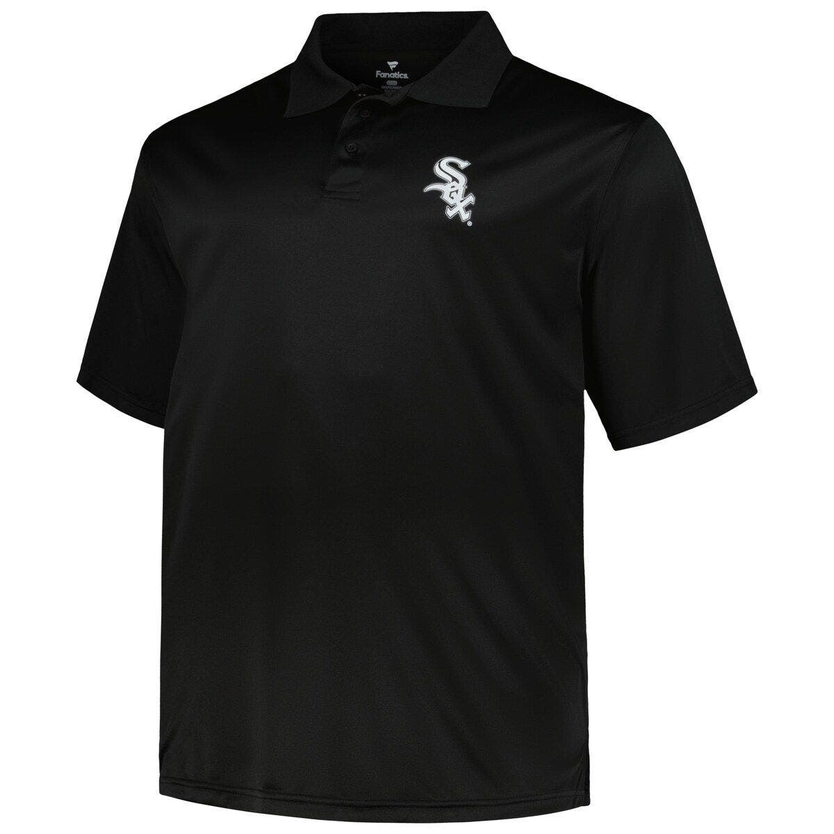 Men's Profile Black/White Chicago White Sox Big & Tall Two-Pack Solid Polo Set - image 2