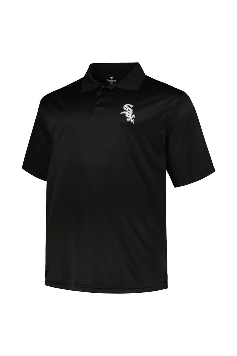 Men's Profile Black/White Chicago White Sox Big & Tall Two-Pack Solid Polo Set, Alternate, color, Black