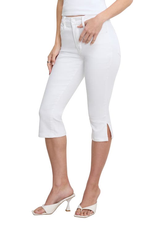 Good Capri Jeans (White 001) (Regular & Plus)