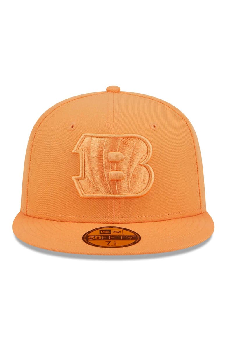 Men's  New Era Orange Cincinnati Bengals Color Pack 59FIFTY Fitted Hat, Alternate, color, Orange