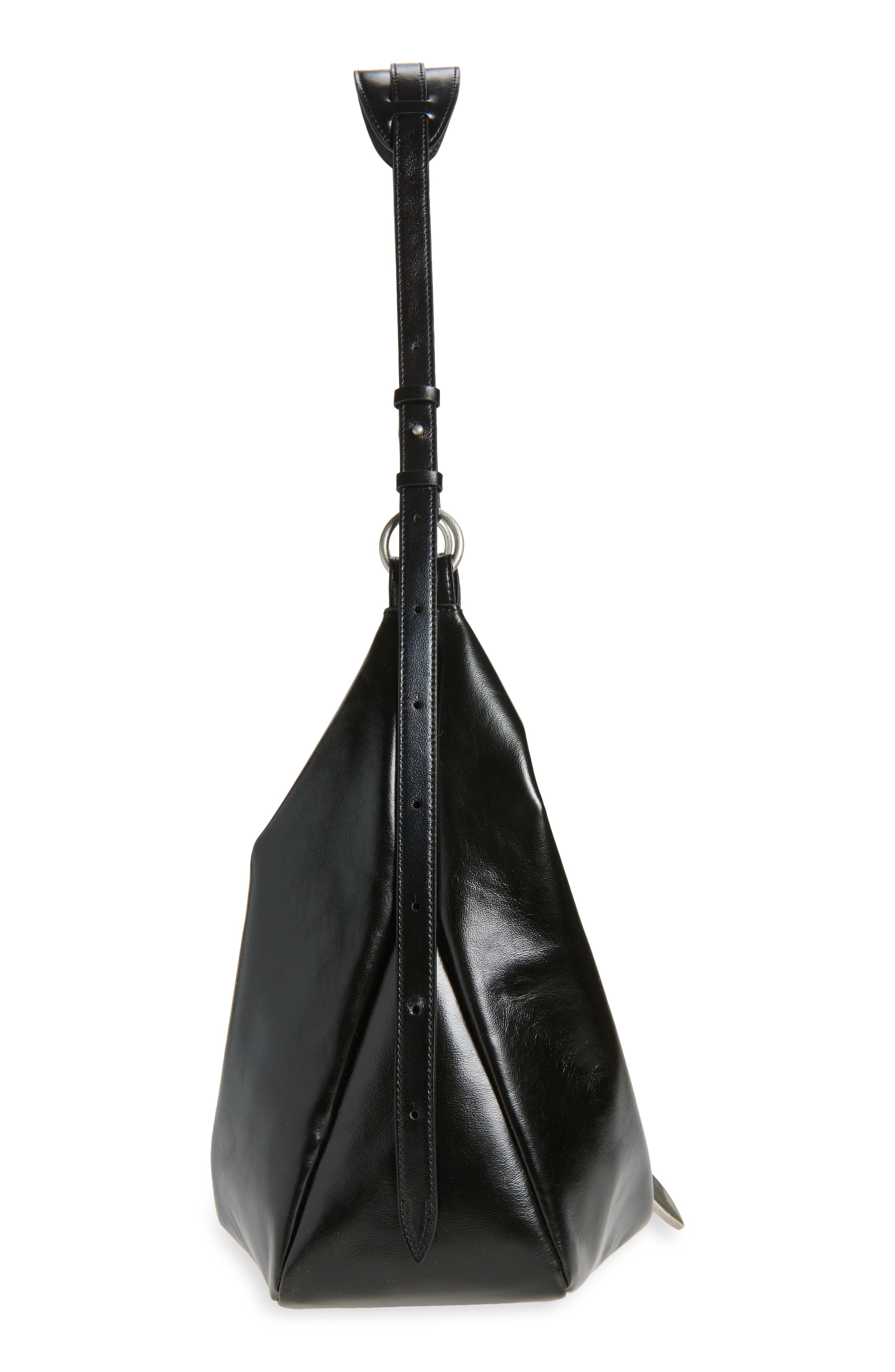 MARGESHERWOOD Belted Leather Hobo Bag, Alternate, color, 