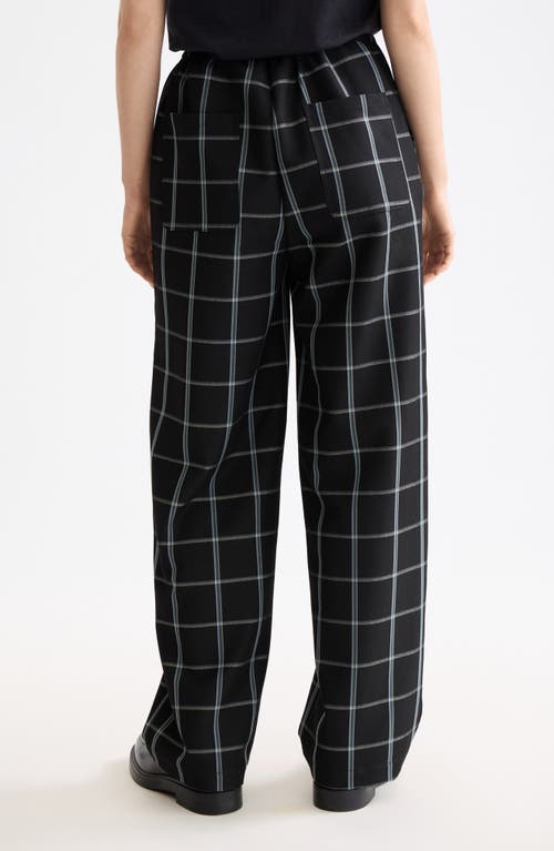 Scotch & Soda Ezra High Waist Drawstring Pants In Black