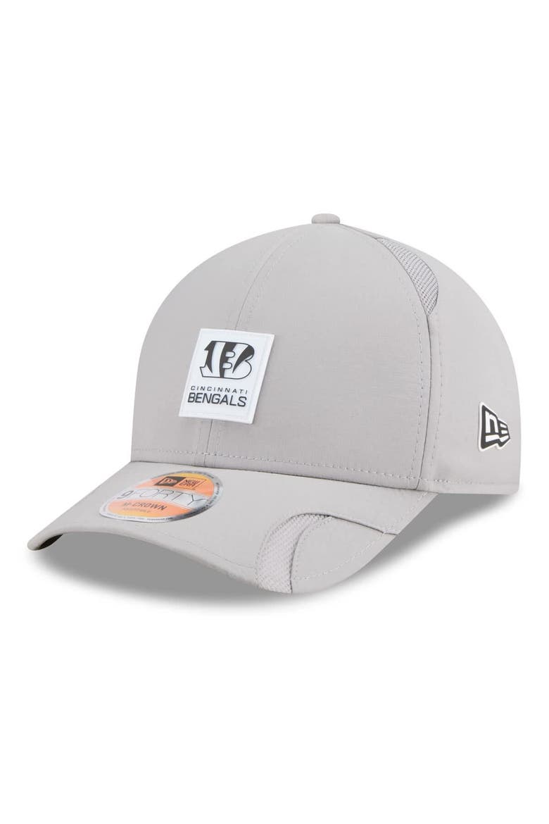 Men's New Era Gray Cincinnati Bengals 2025 Sideline  M-Crown 9FORTY Adjustable Hat, Main, color, Gray