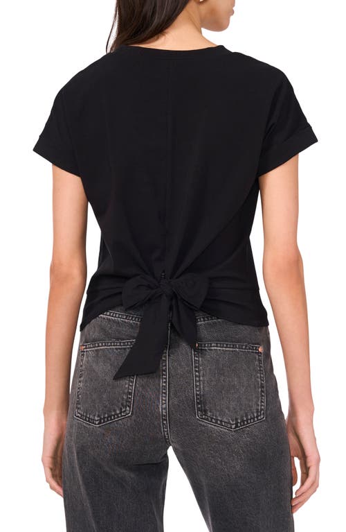 1.state Tie Back T-shirt In Rich Black