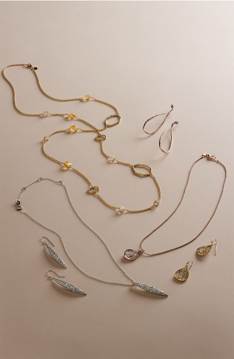 Alexis Bittar 'Miss Havisham' Crystal Encrusted Spear Pendant Necklace, Alternate, color, 