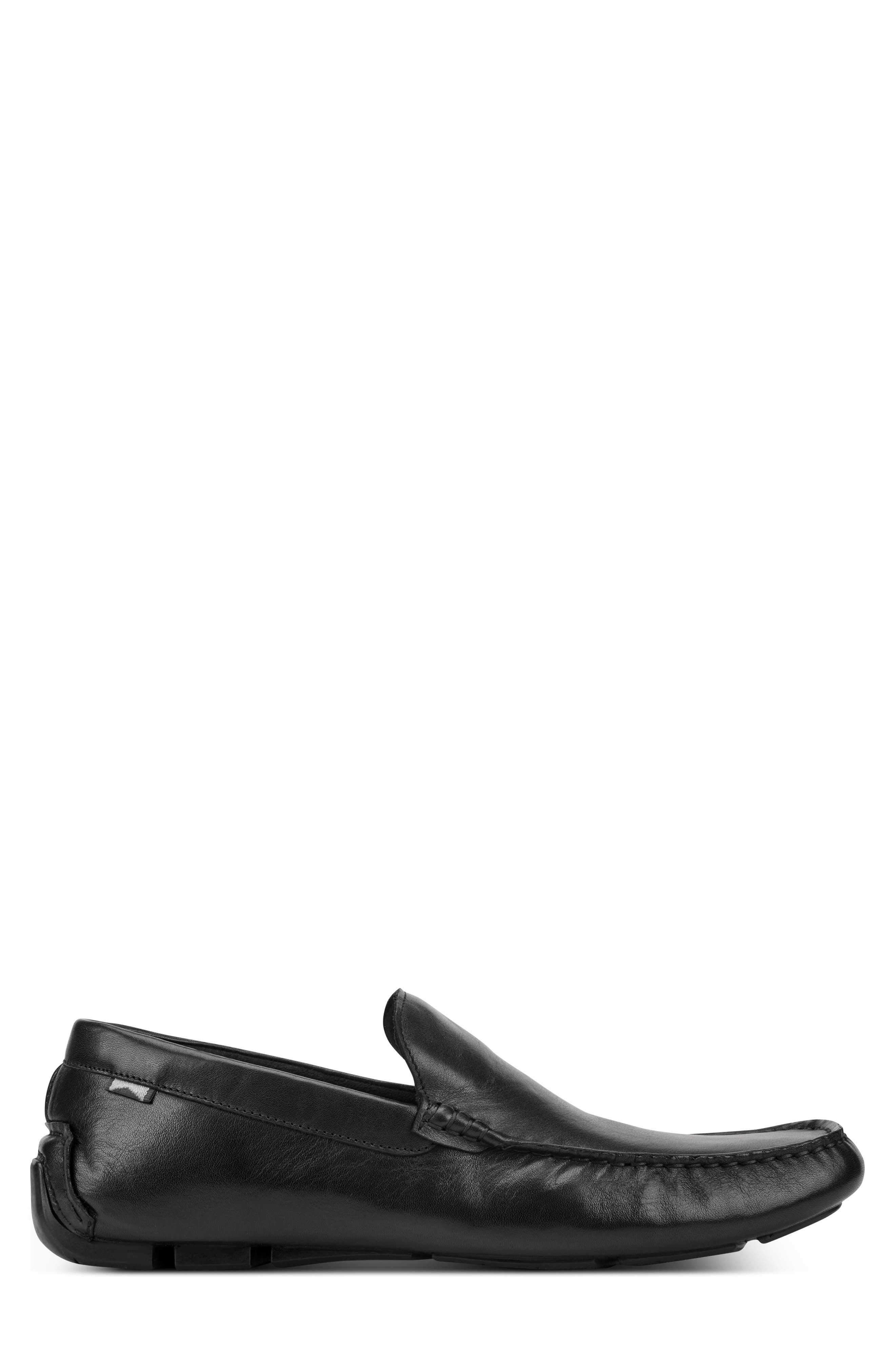 Kenneth Cole New York Theo Moc Toe Driving Loafer, Alternate, color, Black/ Charcoal/ Silver