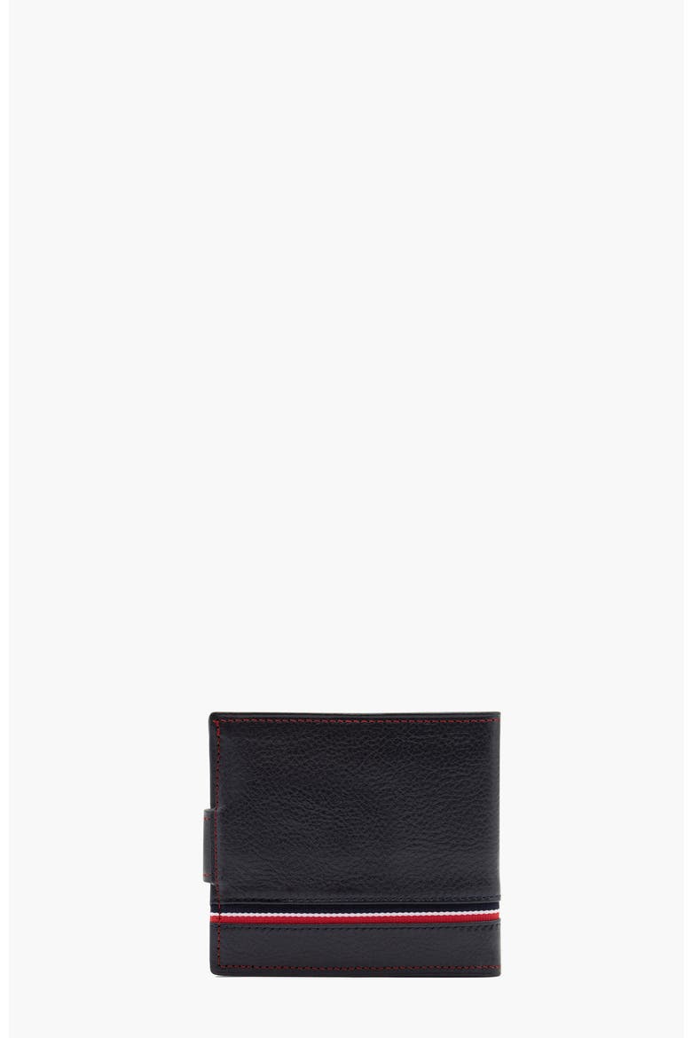 The Sailor Trifold Leather Wallet 503, Alternate, color, Navy